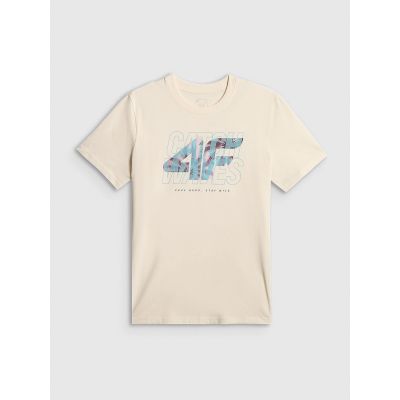 5. Men's regular printed T-shirt 4F 4FRSS26TTSHM4295-11S