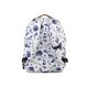 4. THE SOCIETY PACK XCLASSIC BACKPACK 181CPR702-72 OFF WHITE BLUE FLOWER ALLOVER