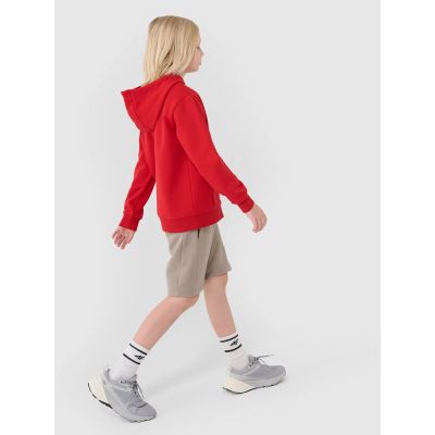 2. Boys' sweatshirt with a hood, zip-up, 4F 4FJWSS25TSWSM1851-62S