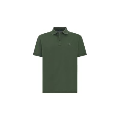 8. Paul&Shark men's polo shirt, olive cotton, 99311001-89 – classic, sporty elegance