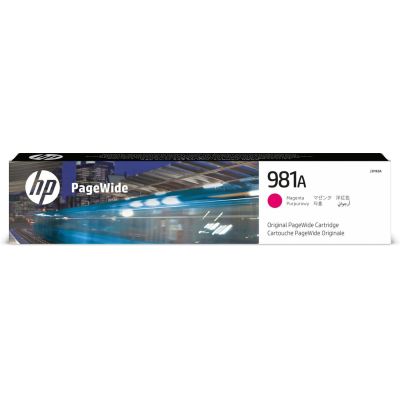 3. HP Original Magenta Ink Cartridge 981A PageWide