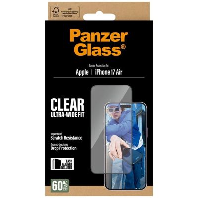 5. PanzerGlass Ultra-Wide Fit EasyAligner Tempered Glass for iPhone Air