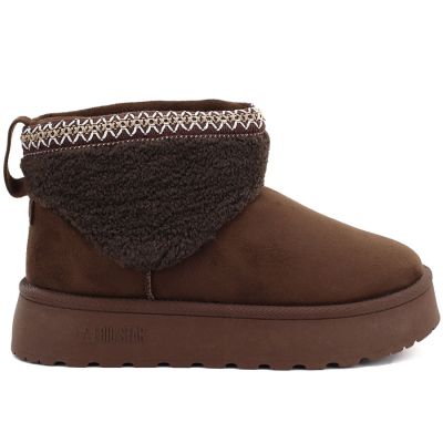 2. Big Star brown waterproof platform snow boots UU274171