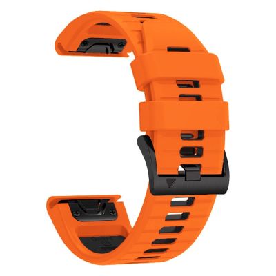 2. Tech-Protect IconBand Pro Strap for Garmin Fenix 3 / 5X / 3HR / 5X Plus / 6X / 6X Pro / 7X - Orange-Black