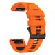 2. Tech-Protect IconBand Pro Strap for Garmin Fenix 3 / 5X / 3HR / 5X Plus / 6X / 6X Pro / 7X - Orange-Black