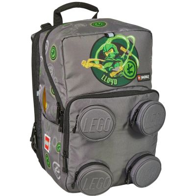 2. LEGO Ninjago Petersen School Backpack 20209-2501 Gray One size