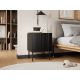 3. Bedside table 2 pcs ISLA 44.5x40x59 black matt