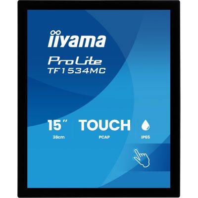2. iiyama ProLite TF1534MC-B8X computer monitor 38.1 cm (15") 1024 x 768 px XGA LED Touchscreen Black