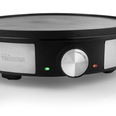 4. Tristar BP-2638 Pancake Maker 1 Pan 1200W Black, Stainless Steel
