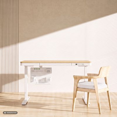 9. Activejet APB-002W Desk Organizer. Rotating perforated board. Gray and white.