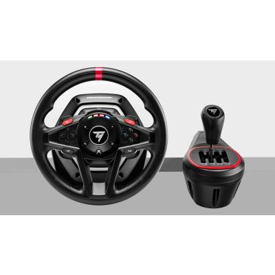 5. Thrustmaster T128 Shifter Pack, Wheel + Pedals, PC, Xbox, Handbrake Button, View Button, Settings Button, Directional Buttons, Menu Button, Share Button, Analog, 900°, Wired