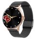 17. GIEWONT Women's Smartwatch Rose Gold Black GW330-4