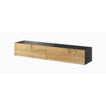 TV cabinet VIGO '180' 30/180/40 black/wotan oak