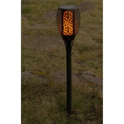 59. SOLAR TORCH DANCING FLAMES 12X12X78CM 36 LED XXXL