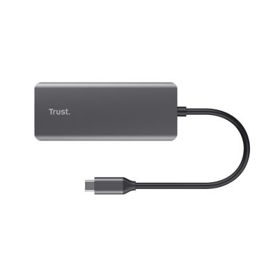 6. Trust DALYX 6-IN-1 USB-C Multi-Port Adapter Silver
