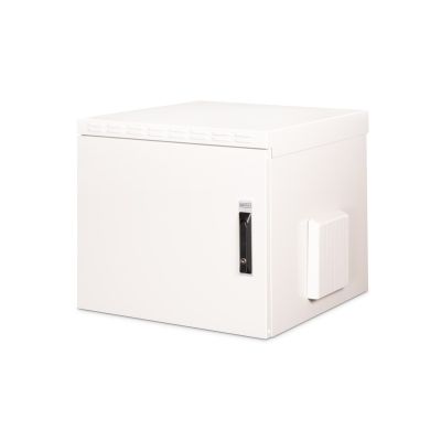 Digitus 19" 9U 600x600 wall-mounted network cabinet, solid door, gray, undivided, assembled, IP55, 100kg
