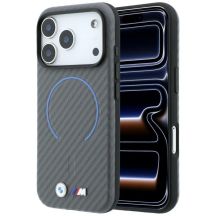 BMW M Carbon Printed Ring MagSafe Case for iPhone 18 Pro Max / 17 Pro Max - Gray