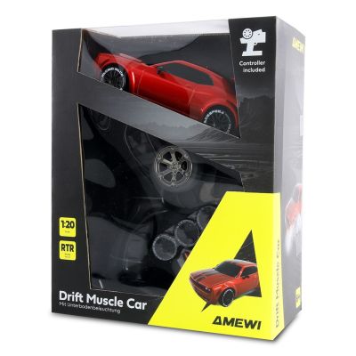3. Amewi RC Drift Muscle Car 4WD 1:20 Scale RTR Red