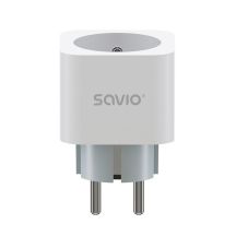 SAVIO SMART WI-FI SOCKET, 16A, TIMER, ENERGY CONSUMPTION MEASUREMENT, AS-01