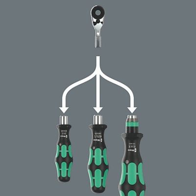 4. Wera 05003662001 ratchet wrench Steel 1 pc.