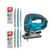 18V Jigsaw without battery + DJV180ZX MAKITA blades