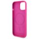 7. Karl Lagerfeld KLHMP15SSKHPPLF iPhone 15 6.1" fuchsia/fuschia hardcase Silicone Karl Head Print MagSafe