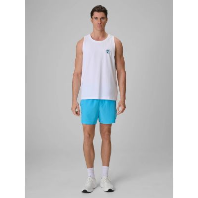 3. Men's regular sleeveless T-shirt with print 4F 4FRSS26TSLEM366-10S
