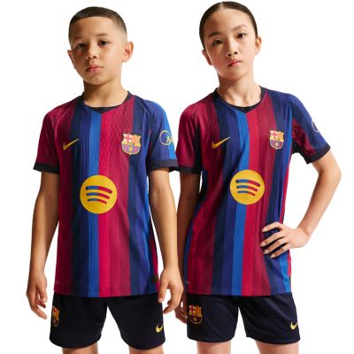 Nike FC Barcelona 2026/27 Match Home Kids' Shirt Blue and Burgundy II1836 683
