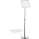 11. Durable 479823 Sign Holder and Display Stand A4 Aluminum, Plastic, Steel Silver