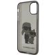 7. Karl Lagerfeld KLHCN61HNKCTGK iPhone 11 / Xr 6.1" black/black hardcase Gliter Karl&Choupette