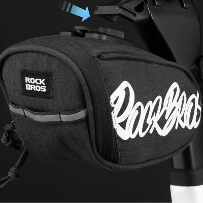3. Rockbros G007 Flash Journey Saddle Bag 0.8 l - Black
