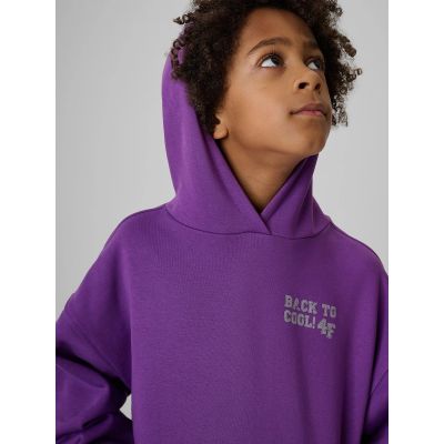 3. Boys’ Loose-Fit Hooded Sweatshirt 4F 4FJRAW26TSWSM3194-51S