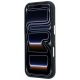 6. Karl Lagerfeld Saffiano Karl&Choupette Heads Pins Strap Logo Case for iPhone 18 Pro / 17 Pro - Black