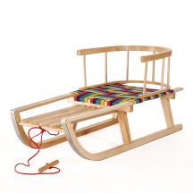 Sled with a fabric seat and backrest GreenBlue GB138