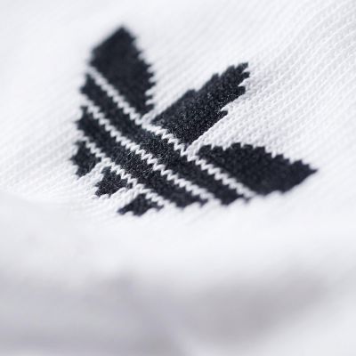 2. adidas ORIGINALS Trefoil Liner S20273 Socks 3 Pack White