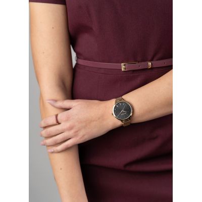 7. Paul Lorens PL10296B-1D1 Women's Watch