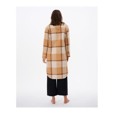 6. RIP CURL Breeze Check Jacket camel