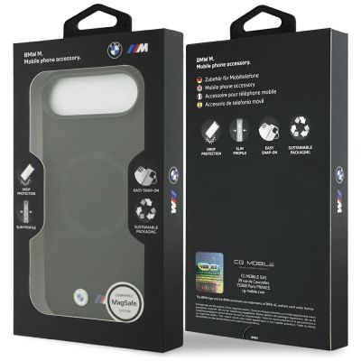 8. BMW M FW Metal Logo MagSafe Case for iPhone Air - Black