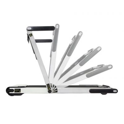 7. HMS Loop12 Gray Electric Treadmill