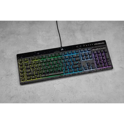 7. Corsair | Rubber Dome | K55 RGB PRO | Gaming Keyboard | Gaming Keyboard | RGB LED Light | United States | Wired | Black