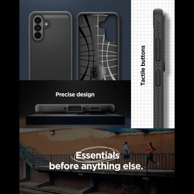 18. Spigen Rugged Armor Case for Samsung Galaxy A37 5G - Black
