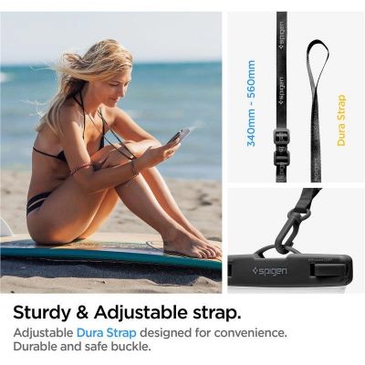 5. Spigen Spigen Aqua Shield A601 case waterproof IPX8 - transparent 2 pcs.