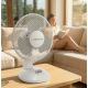 9. Esperanza Zephyr EHF004WE desk fan (white, gray)