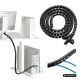 7. MACLEAN Cable Organizer/Cable Cover Black MCTV-899 B