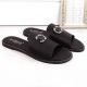 13. Comfortable flip-flops with rhinestones S.Barski W OLI258A, black