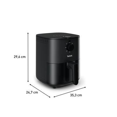7. Tefal Easy Fry EY1308 Single 3.5L Autonomous 1030W Hot Air Fryer Black