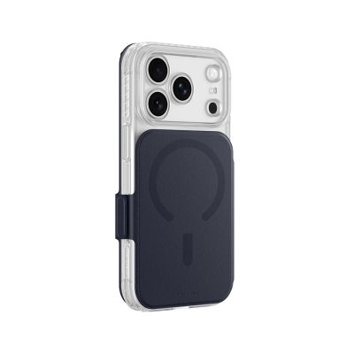 8. AmazingThing Titan Pro Lens Flip Set Case for iPhone 18 Pro Max with Wallet, MagSafe Compatible - Navy Blue