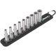 1/4'' long impact socket set 5-13MM, 9 PCS.