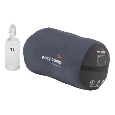 3. Easy Camp 240209 Sleeping Bag Adult Microfiber, Oxford, Polyester Black