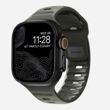 NOMAD Sport Band - strap for Apple Watch 46mm/49mm with FKM (ash green)